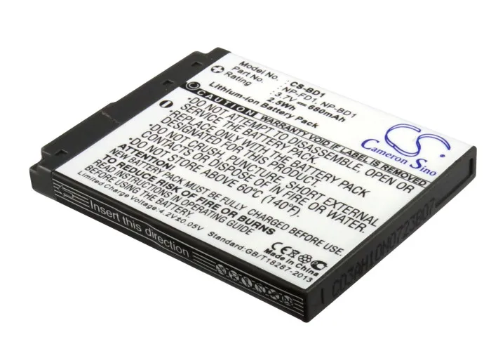 

CS Cameron Sino Kerui New 680mAhReplacement Battery for Cyber-shot DSC-G3, Cyber-shot DSC-T2, Cyber-shot DSC-T2/B, Cyber