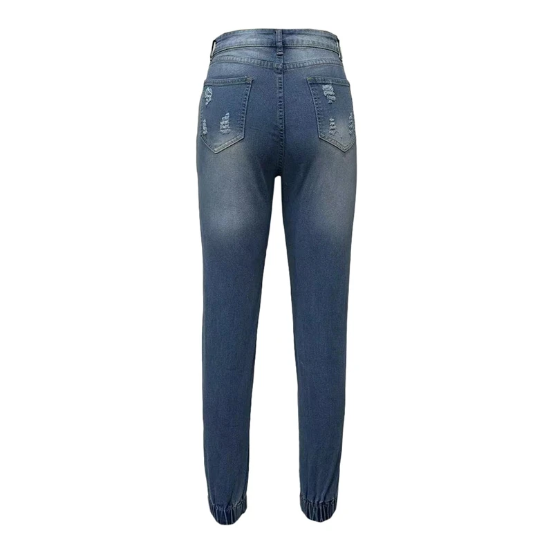 Рисунок 6 - СТИЛЬНЫЕ женские рваные джинсы с буквенным принтом