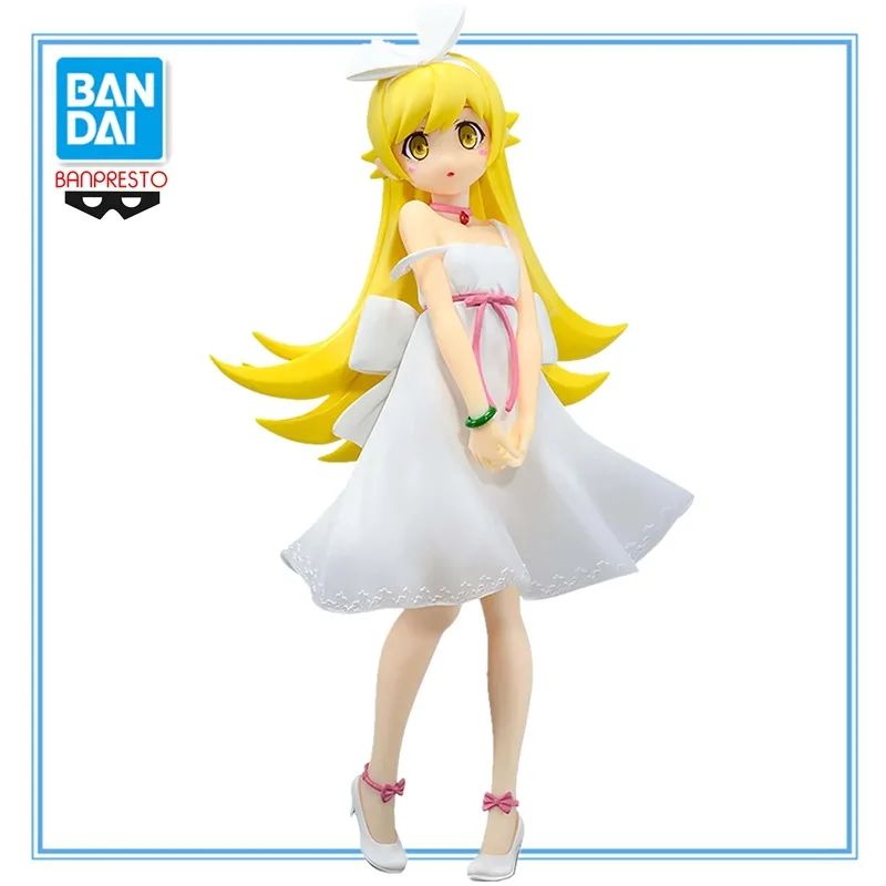 In Stock BANDAI BANPRESTO Nisioisin “MONOGATARI Series” Oshino Shinobu ESPRESTO Anime Action Figures Model Collection Toys Gifts