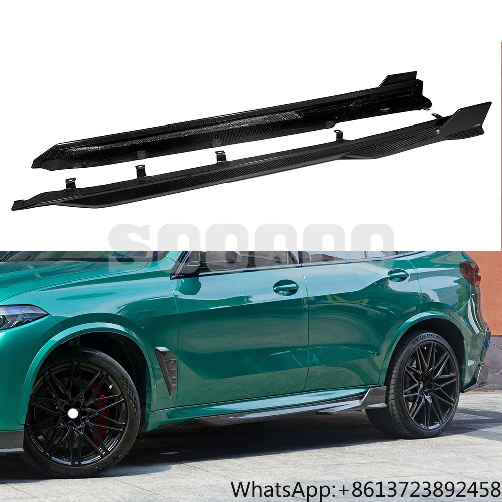 

SOOQOO F95 G05 Prepreg Carbon Fiber Side Skirt for BMW X5 X5M 2023+