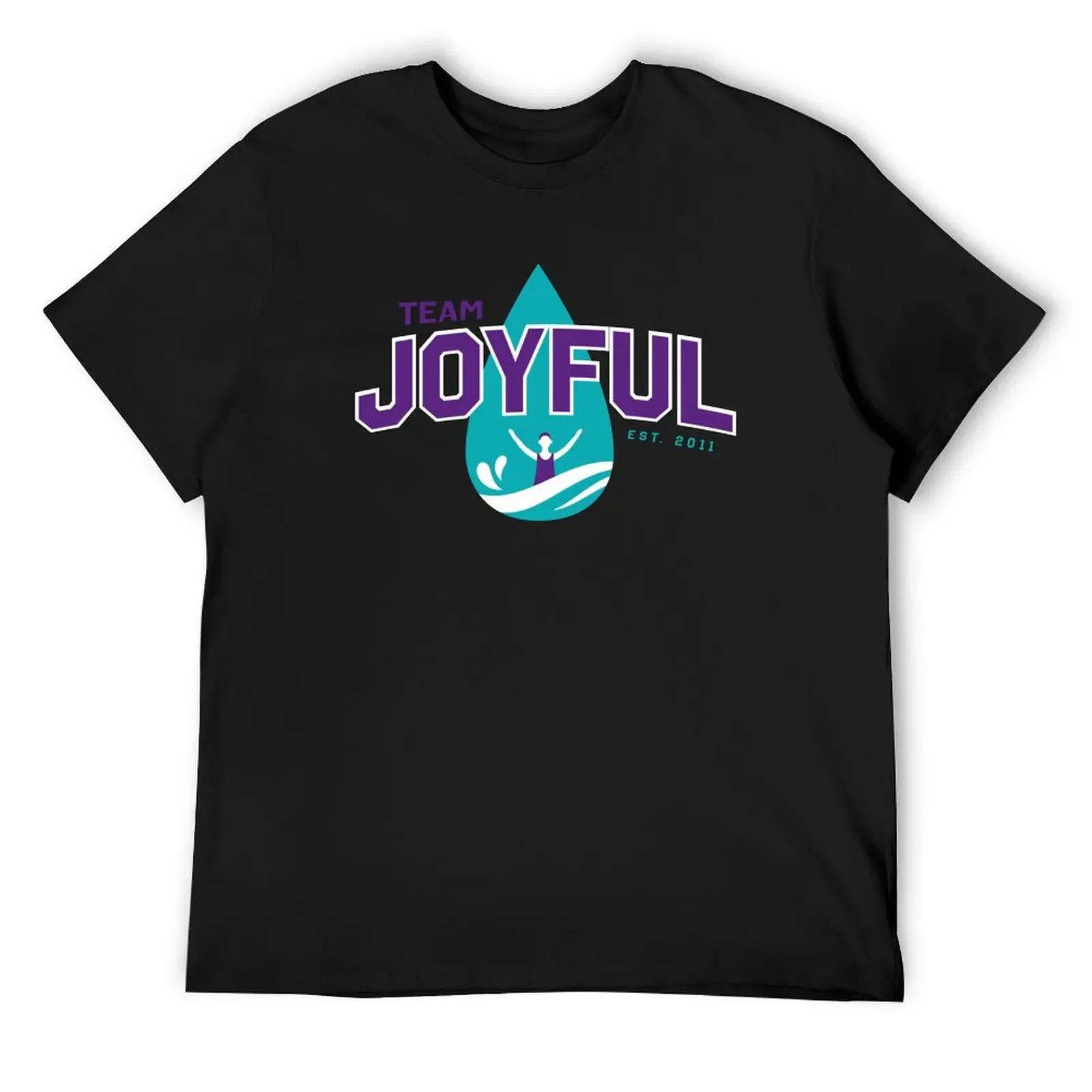 

Team Joyful T-Shirt boys animal print oversized graphic tee vintage summer tops mens funny t shirts