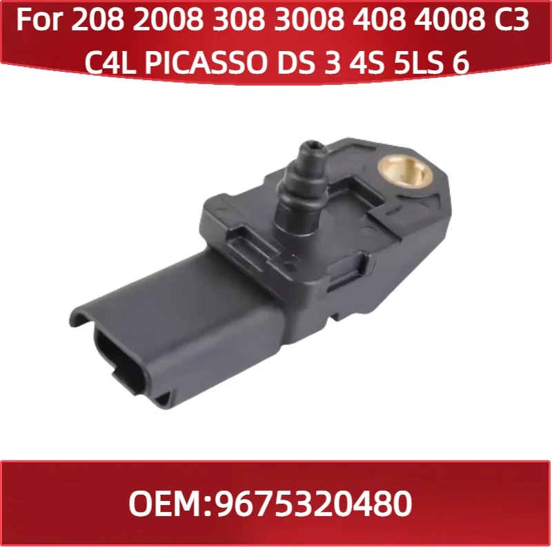 

9675320480 для peugeot 208 2008 308 3008 408 4008 Citroen C3 C4L PICASSO DS 3 4S 5LS 6 1,2T Датчик давления на впуске