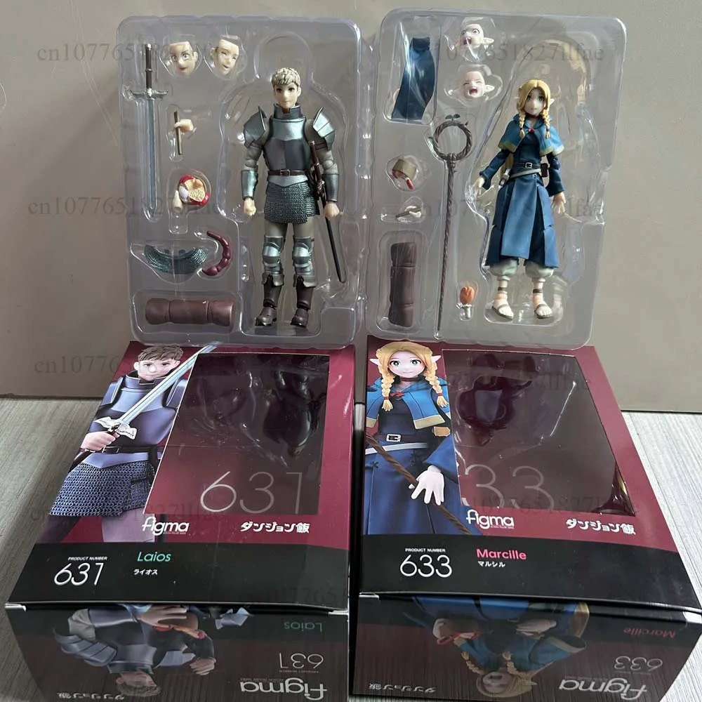 フィグマ デリシャス・イン・ダンジョン マルシール 633 ライオス 631 アクションフィギュア PVC製 コレクタブルモデル玩具 可動式人形 誕生日プレゼント