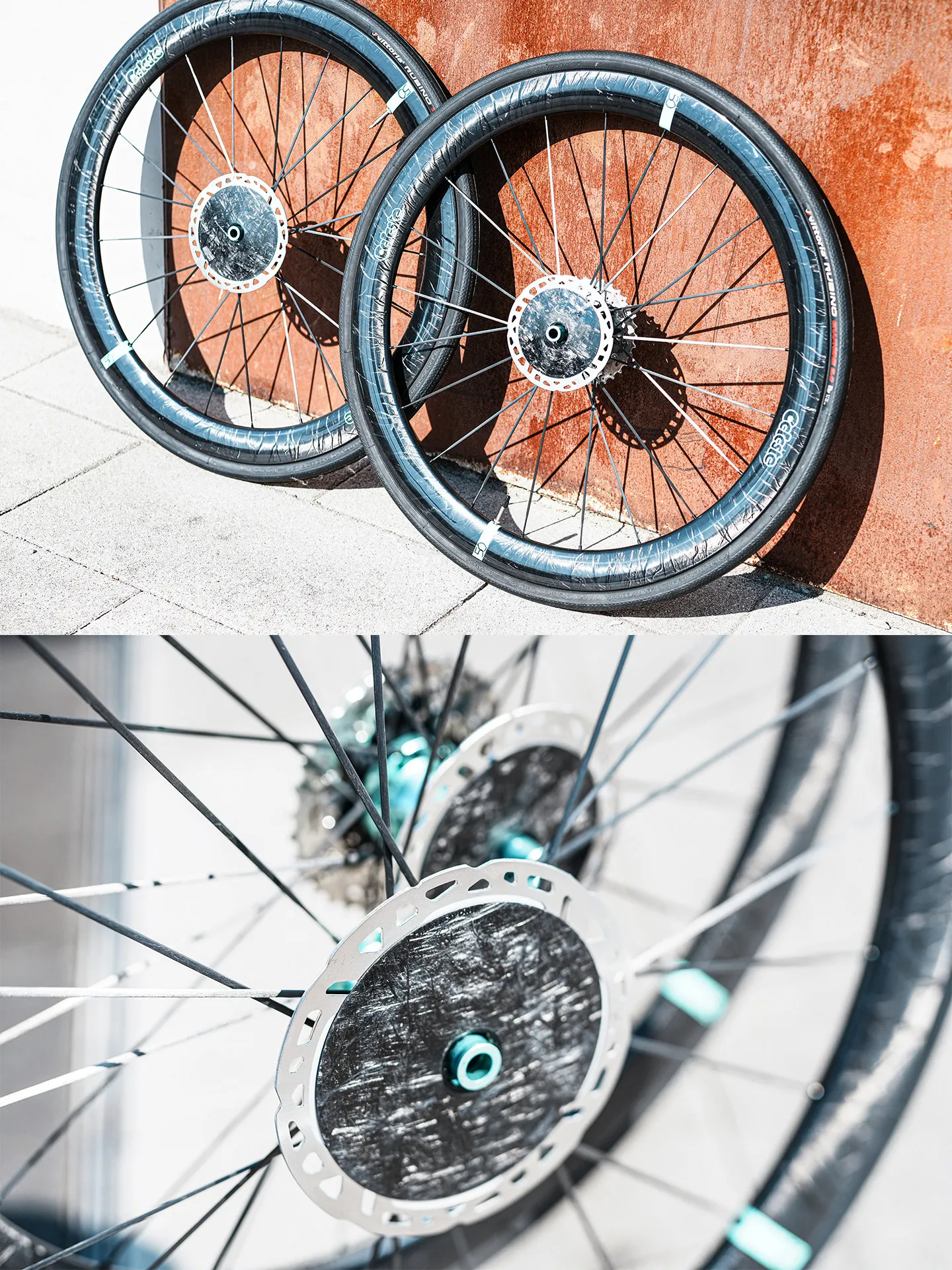 Chaser Rennrad Aero Scheibenbremse Center Lock Disc Carbonfaser Aerodynamische Verriegelungsabdeckung für Shimano MT800/CL900 – Detail 13