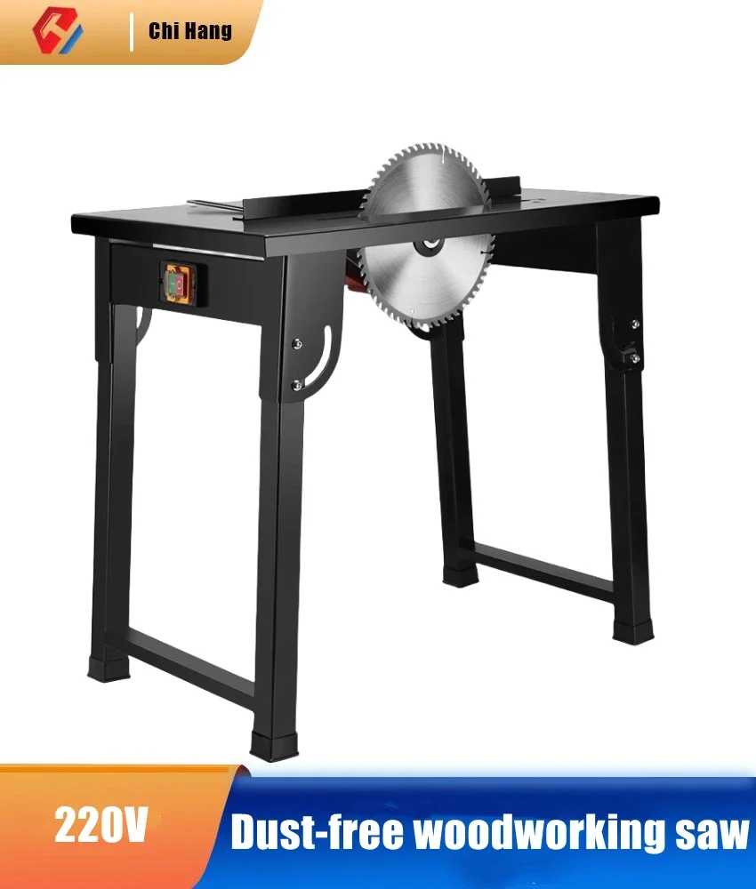 Nueva Sierra de mesa plegable, mesa de disco para carpintería, Panel eléctrico, máquina cortadora de madera, máquina cortadora