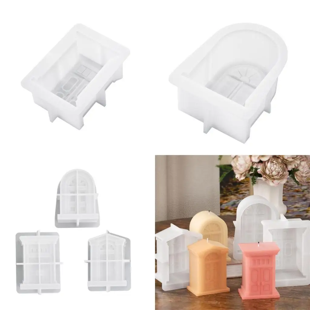 

QX2E силиконовая форма форма дома для отливки формы для ароматических свечей ручной работы утолщенные формы для домашних свечей