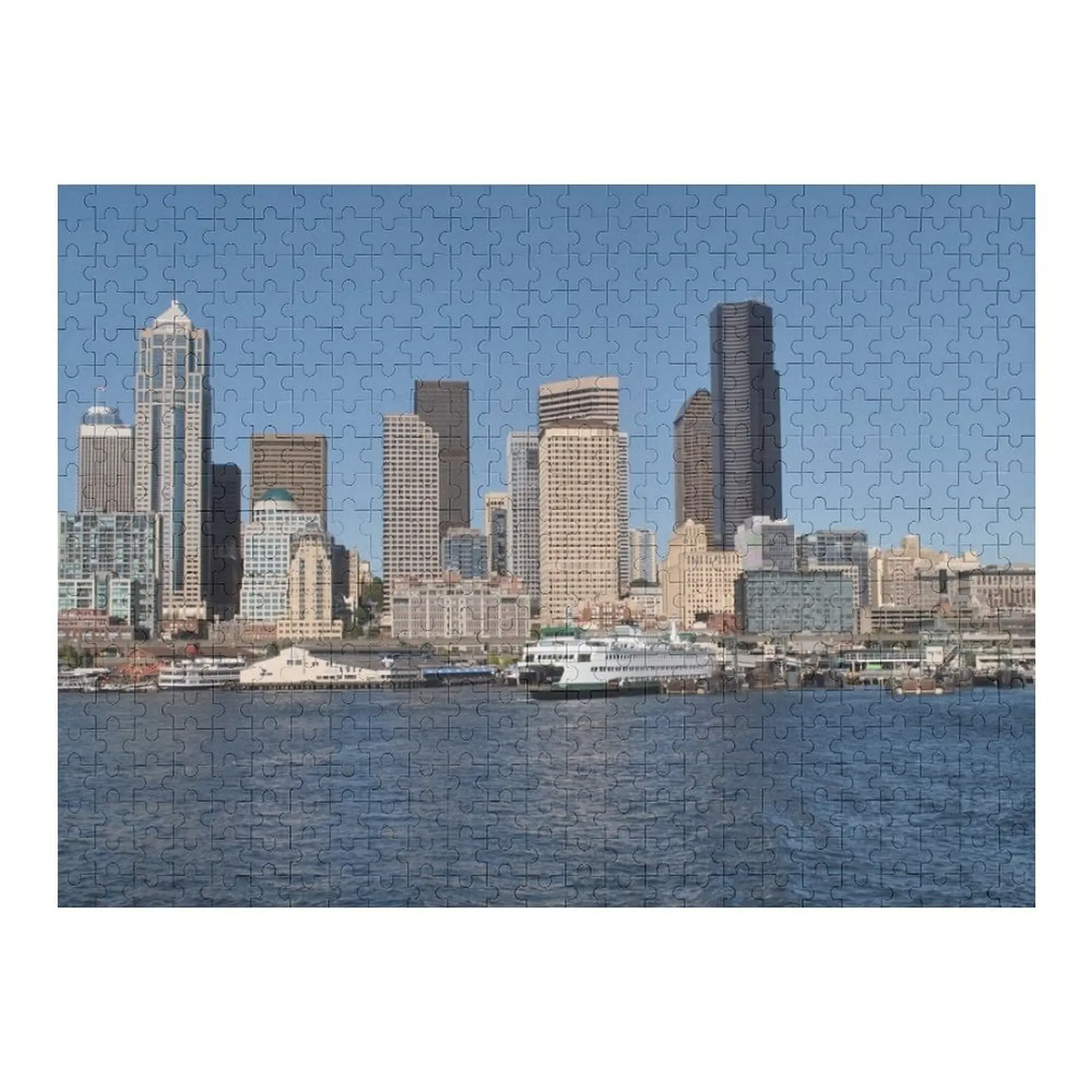 

Ferry Across The Sound To Seattle Jigsaw Puzzle Adult Wooden Custom Gifts Custom Jigsaw Puzzle