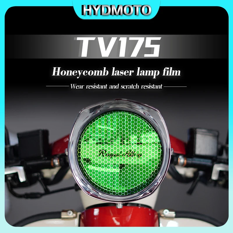 

For RA TV175 honeycomb laser light film headlights film taillights film stickers repair stickers modification parts accessories