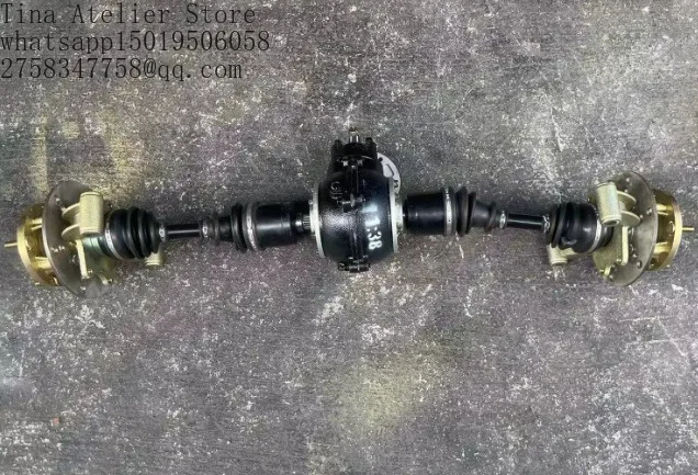 Four-Wheel Drive Kart ATV Modified Independent Suspension Gear Bag Drive Shaft Ball Cage Rear Horn Flange 1.14m Length