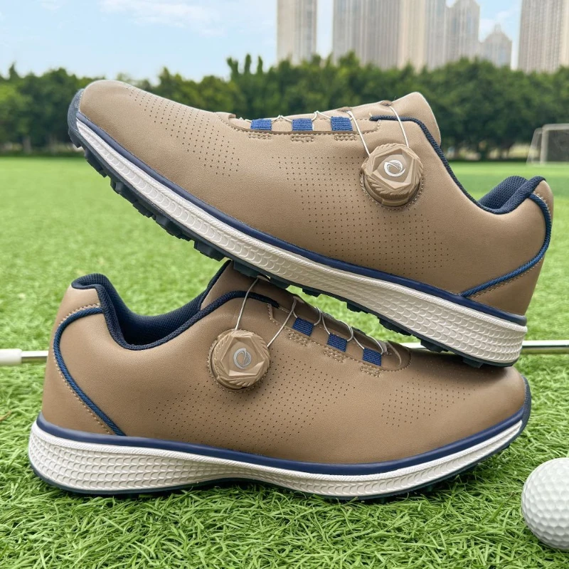 

Professional Men Golf Training Shoes Big Size Quick Lacing Sneakers Mens Comfortable Anti Slip Golf Shoes