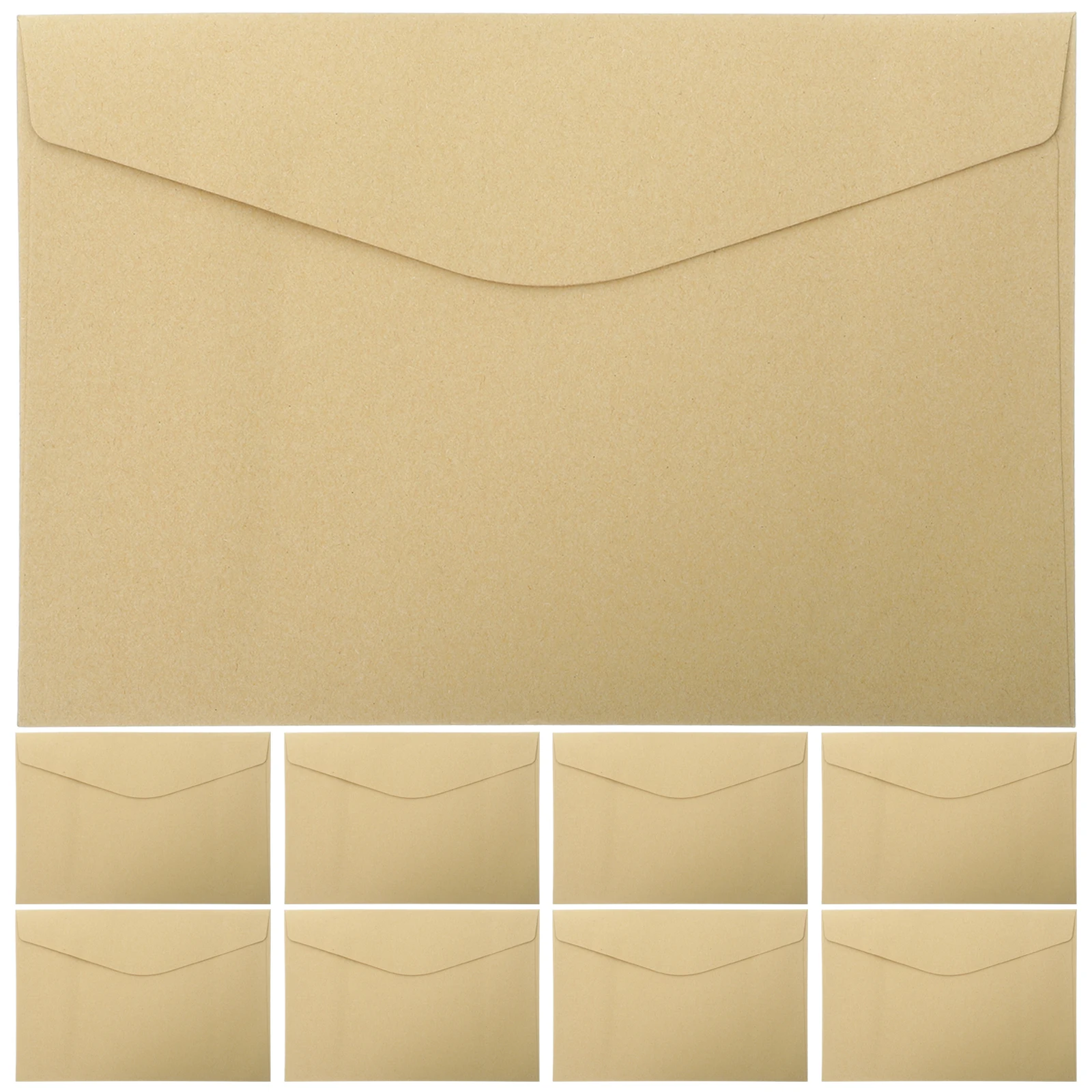 50 pçs envelopes de papel retro clássico convites de casamento cartões em branco conveniente multi-função envelopes