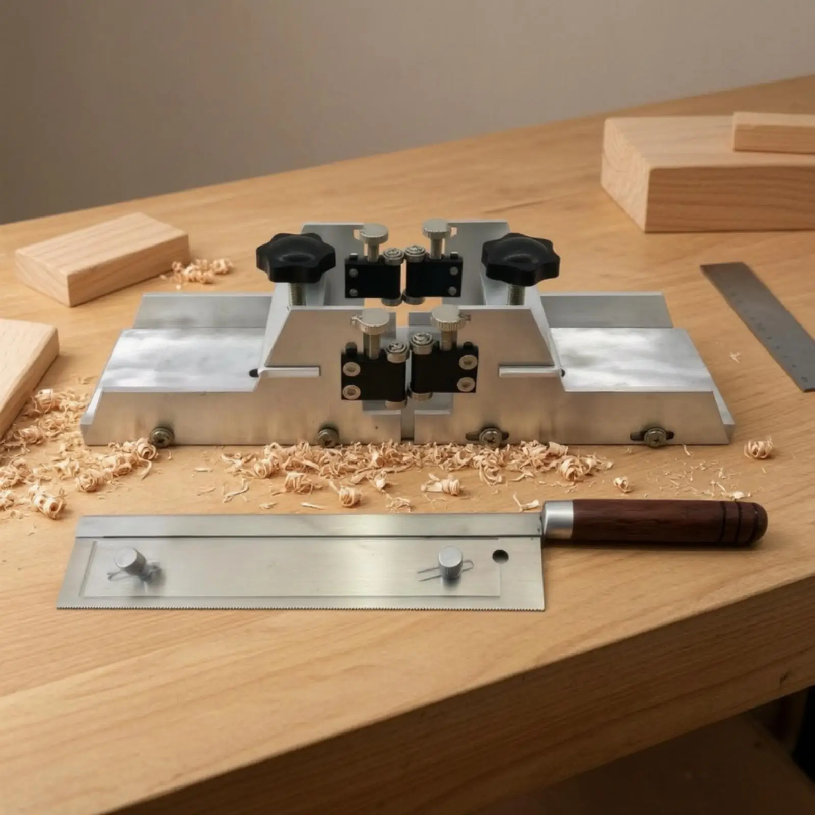Fret Slotting Saw with Depth Guide Pro Luthier Hand Saw Precision Serrations for Guitar Repair Bench