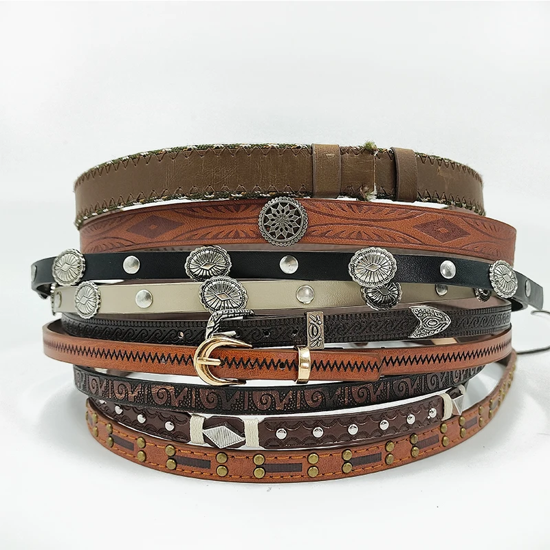 New straw hat accessories simple classic belt accessories used for fedora cowboy hat decorative belt buckle fashion match