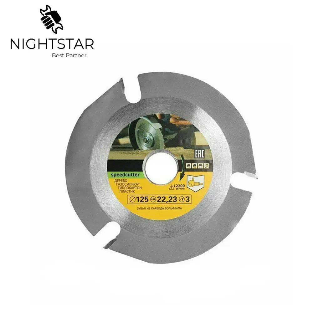 

125mm 3T Multitool Grinder Saw Disc Circular Saw Blade Carbide Tipped Wood Cutting Disc Carving Disc Tool Multitool Blades