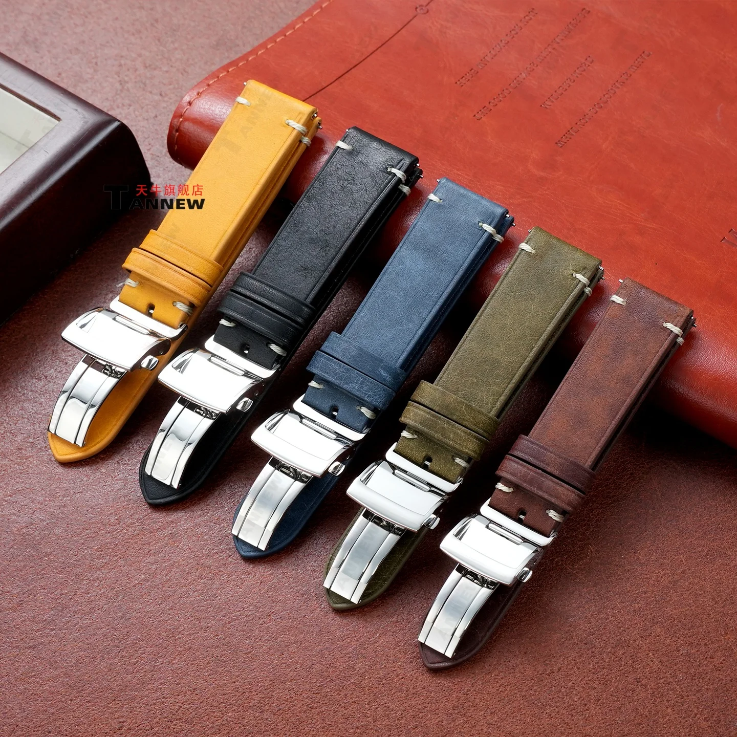 For Grand Seiko Heritage Collection SBGA407G, Genuine Blue Alligator Leather Strap 19mm 20mm, Replacement Watch Band for GS