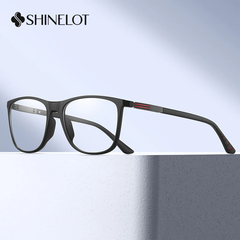 

93563 Anti-Blue Light Eyeglasses Frame Science Geek Glasses Full Frame Casual All Face Shapes Eyewear Men Birthday Gift