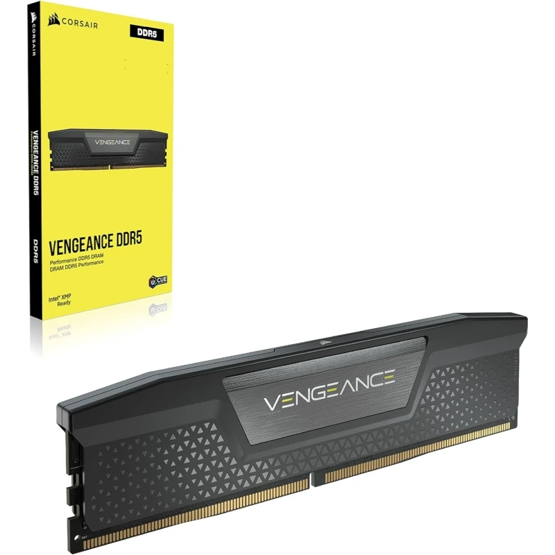 ذاكرة الوصول العشوائي Corsair Vengeance DDR5 سعة 16 جيجابايت/32 جيجابايت 5200/6000/6400 ميجا هرتز مع ذاكرة الكمبيوتر المتوافقة مع Intel XMP iCUE، تنظيم الجهد على متن الطائرة