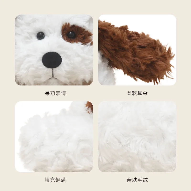 35cm Cute Lying Dog Plush Toys Soft Birthday Gift Kids Baby Accompany Appease Interesting Dolls