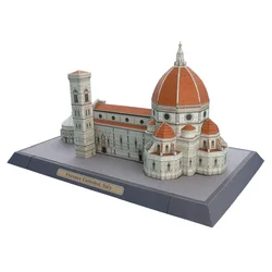 Basilica di Santa Maria del Fiore Italy World Classic Architecture 3D Paper Model Building DIY Education Toys