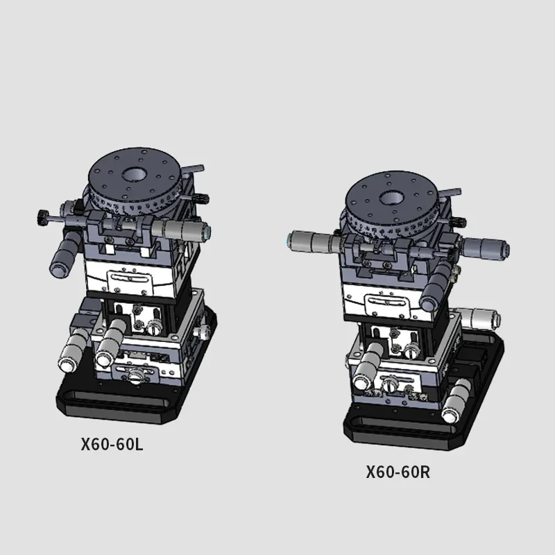 high precision 6-axis manual positioning stages for nano-positioning applications