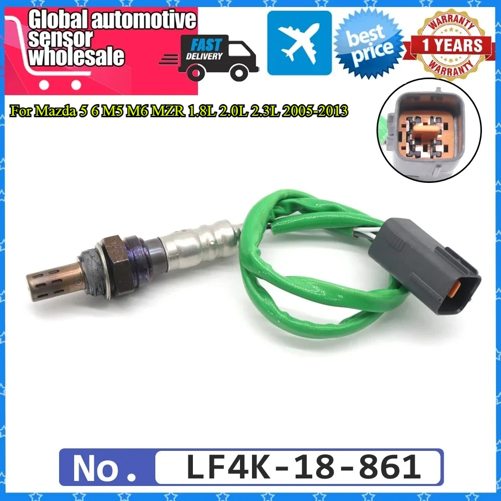 

New CAR Probe Air Fuel Ratio Lambda Oxygen O2 Sensor Rear LF4K-18-861 For Mazda 5 6 M5 M6 MZR 1.8L 2.0L 2.3L 2005-2013