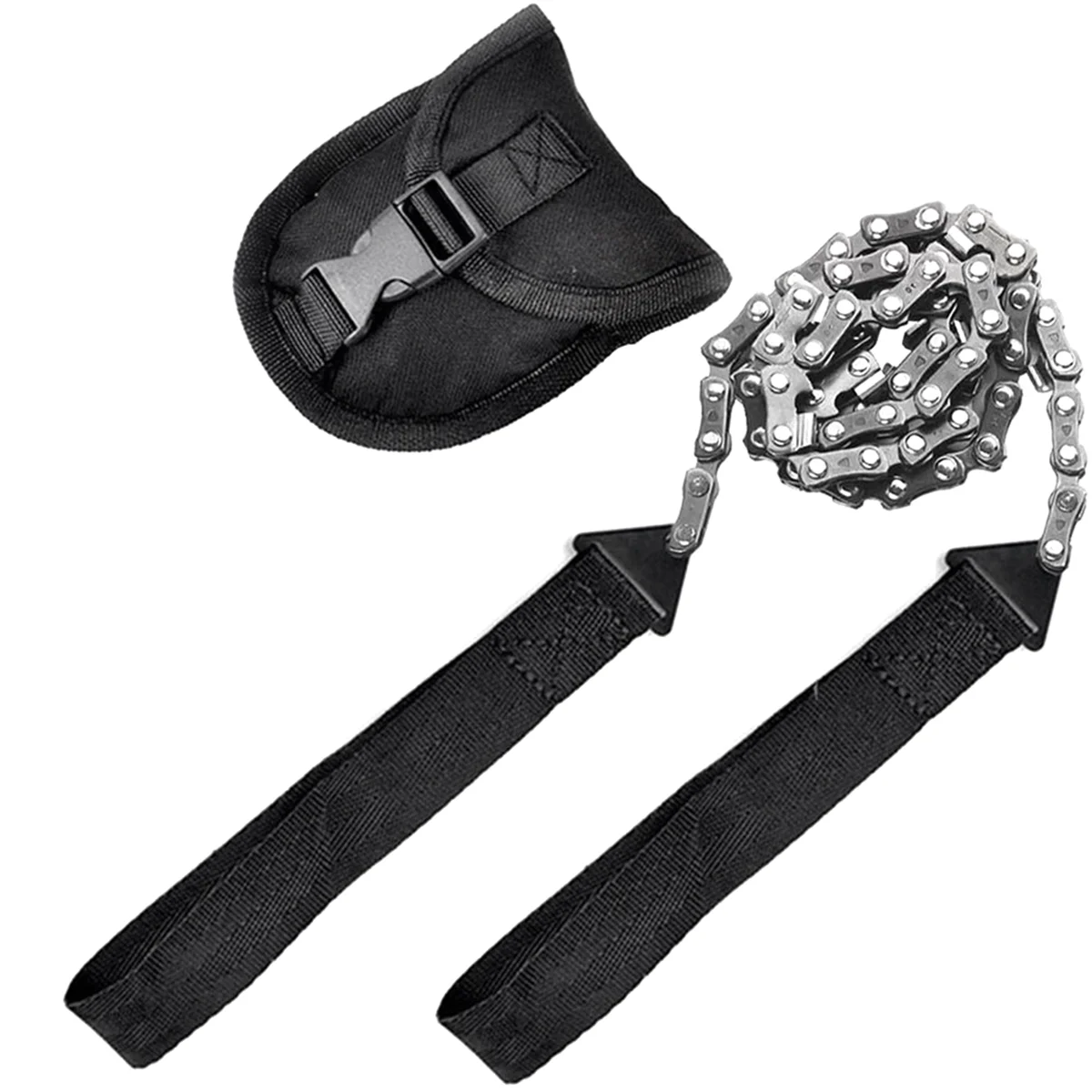 

Emergency Camping Hiking Tool 11- Outdoor Tools Hand Zipper Saw Garden Logging Survival Portable Chain Saw,A