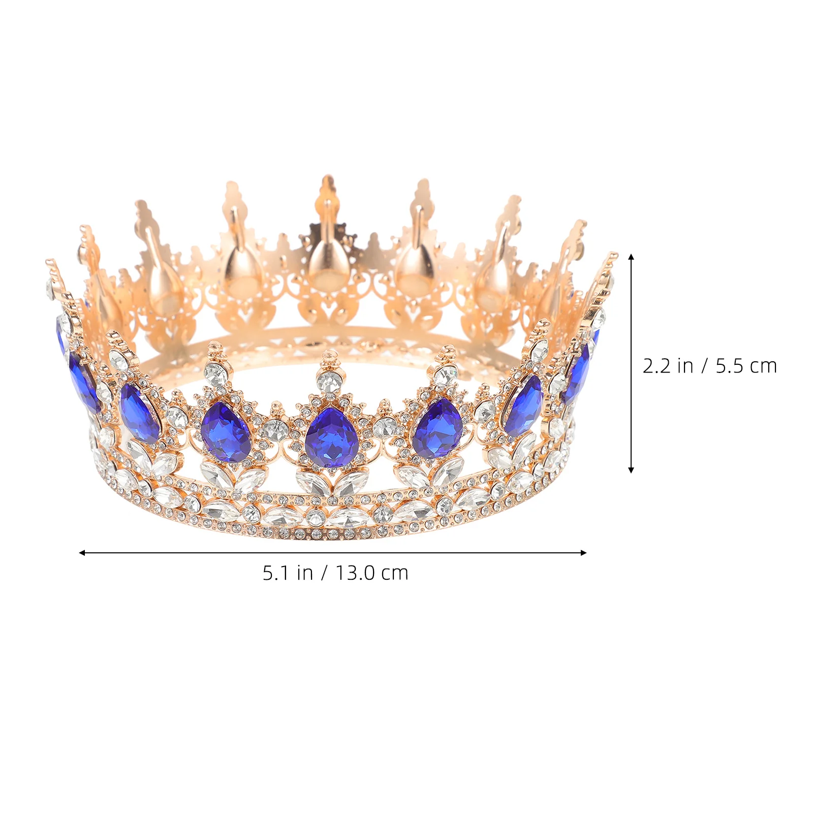 حجر الراين عقال للرأس على شكل تاج الزفاف غطاء الرأس للنساء حفلة إكسسوارات الشعر العروس تيارا حفلة موسيقية مهرجان ارتداء الشعر #2
