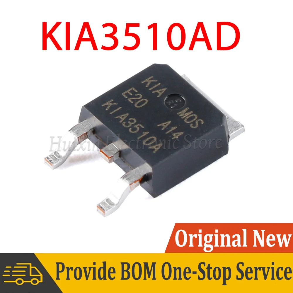 5pcs KIA3510AD KIA3510A KIA3510 TO-252-2 75A 100V N-channel MOSFET SMD New and Original IC Chipset