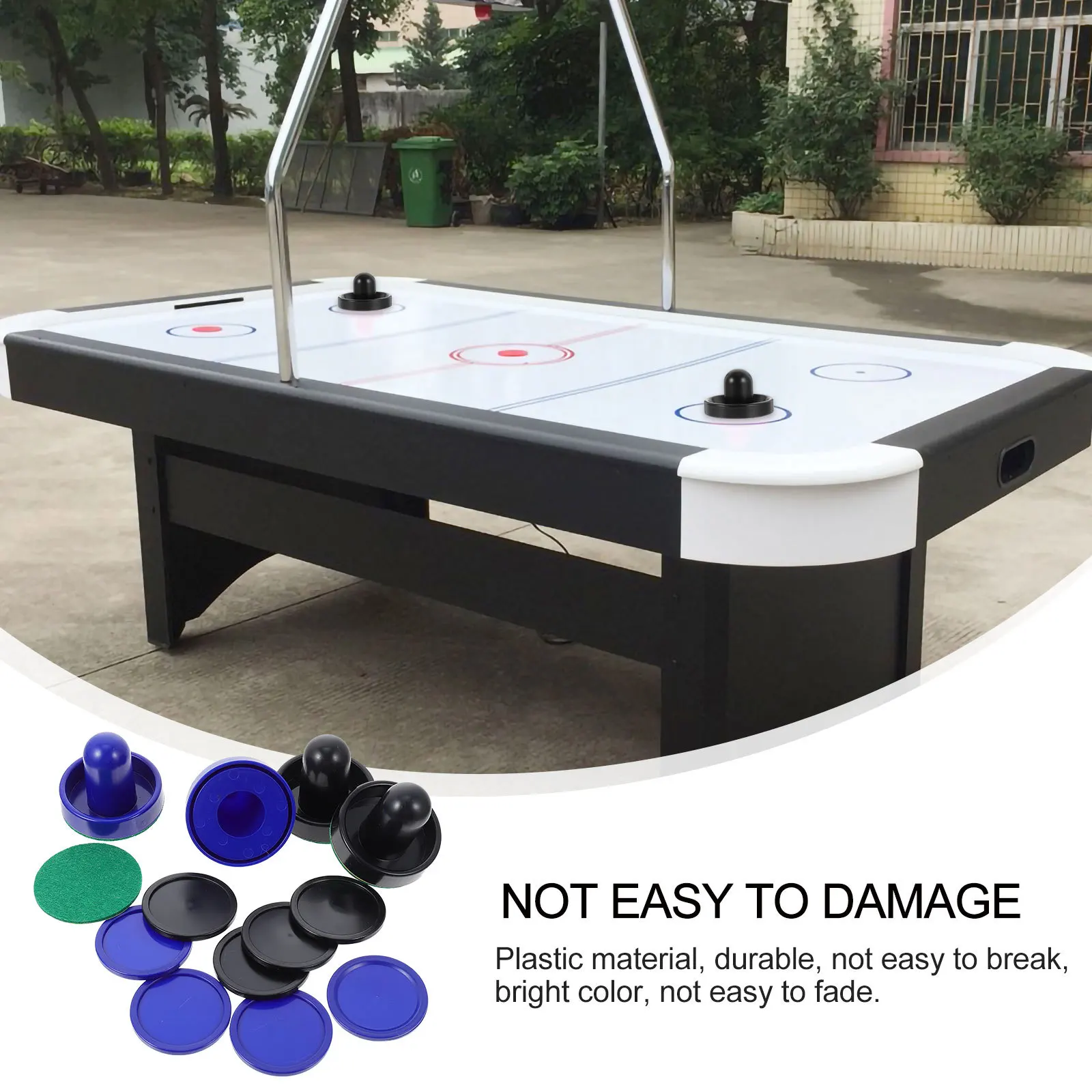 

2 set Pushers Paddles Hockey Accessories Replacement Plastic Hockey Parts For Table Repair Upgrade Accessories