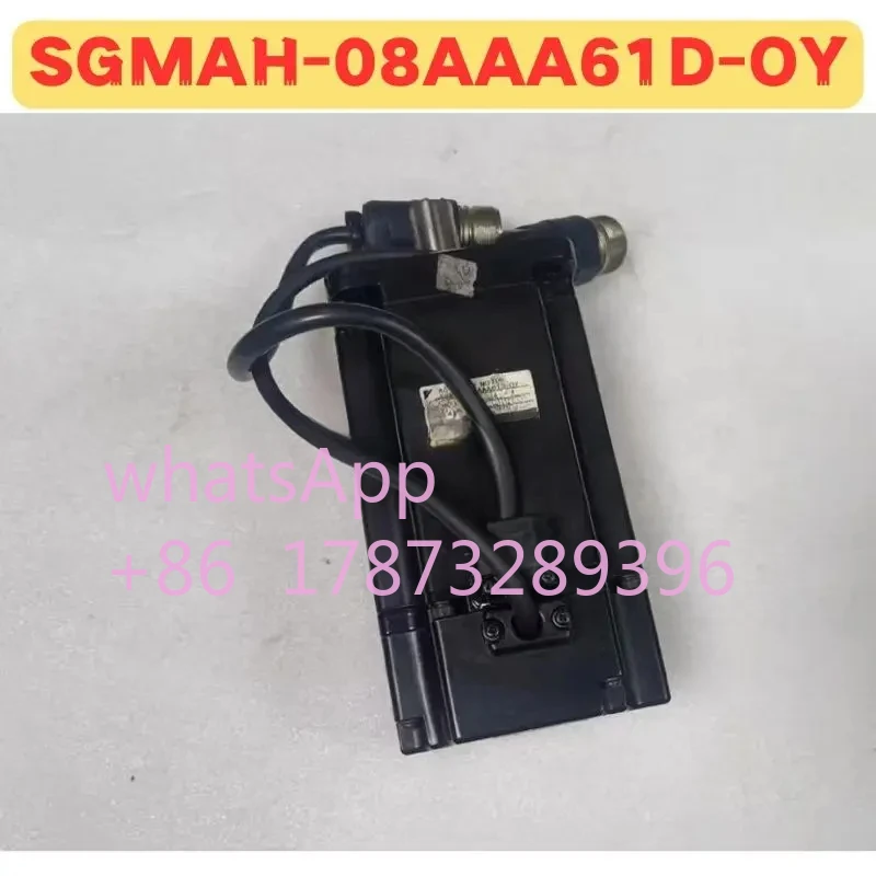 

Used Servo Motor SGMAH-08AAA61D-OY SGMAH 08AAA61D OY Normal Function Tested OK