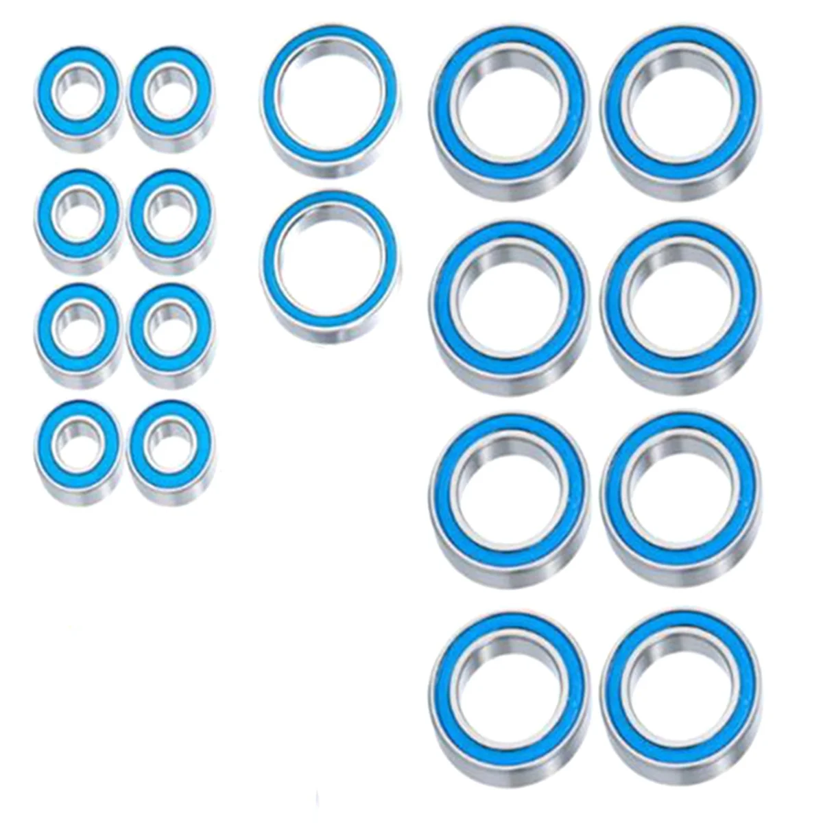 AM-43PCS rubberen afgedichte kogellagerset voor 1/7 UDR RC auto-upgrades onderdelenaccessoires