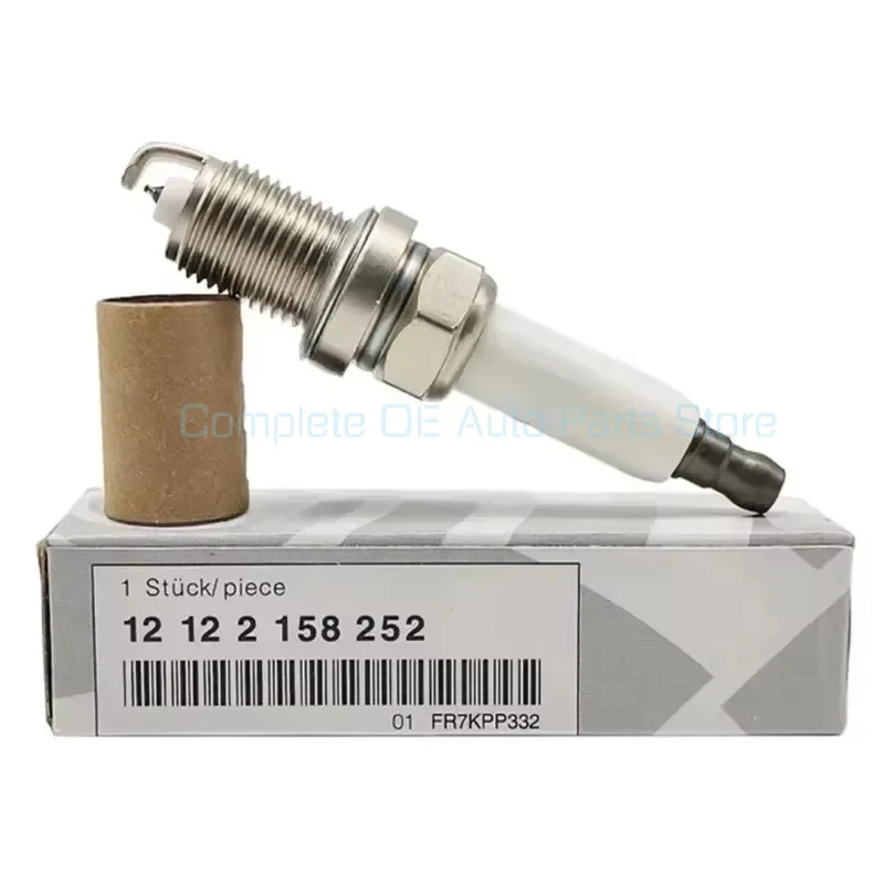 4/6pcs 12122158252 FR7KPP332 Iridium Spark Plug For BMW E46 E60 E65 E70 E81 E88 E90 E92 X5 A6 550i 650i 750i 750Li IZFR6H11