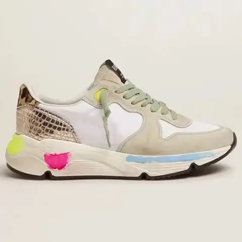 2025 स्प्रिंग सोल नए रेट्रो डिस्ट्रेस्ड स्मॉल स्टार डर्टी गोल्डन शूज़ पुरुषों महिलाओं के लिए प्लेटफ़ॉर्म स्पोर्ट्स डैडी गूज़ शूज़ रनिंग 10 best sales गोल्डन गूज़ स्नीकर्स - №1