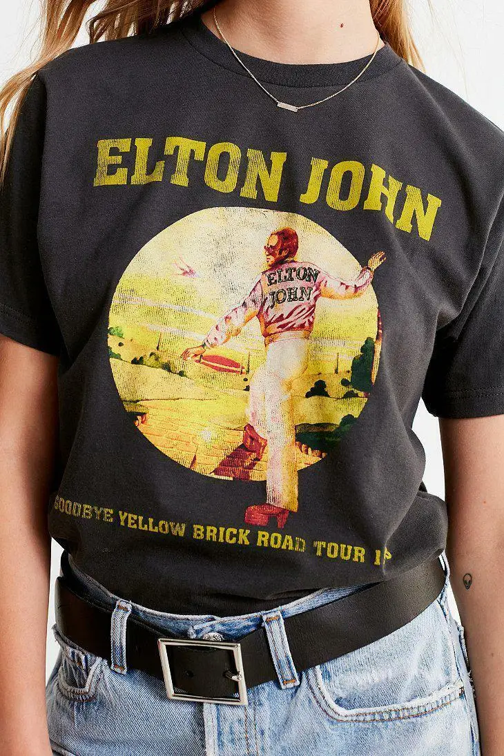 Elton John Yellow Brick Road T Shirt New Licensed Official