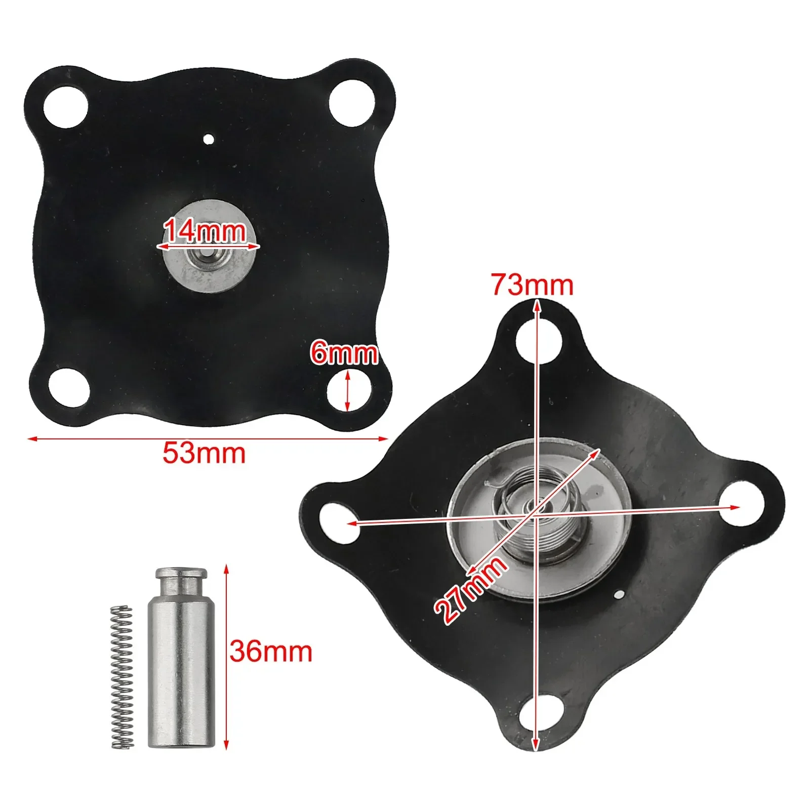 

New Solenoid Valve Rubber Seal Solenoid Valve Diaphragm With Iron Core Electric Electromagnetic Cutting Tool 1/2 "3/4"