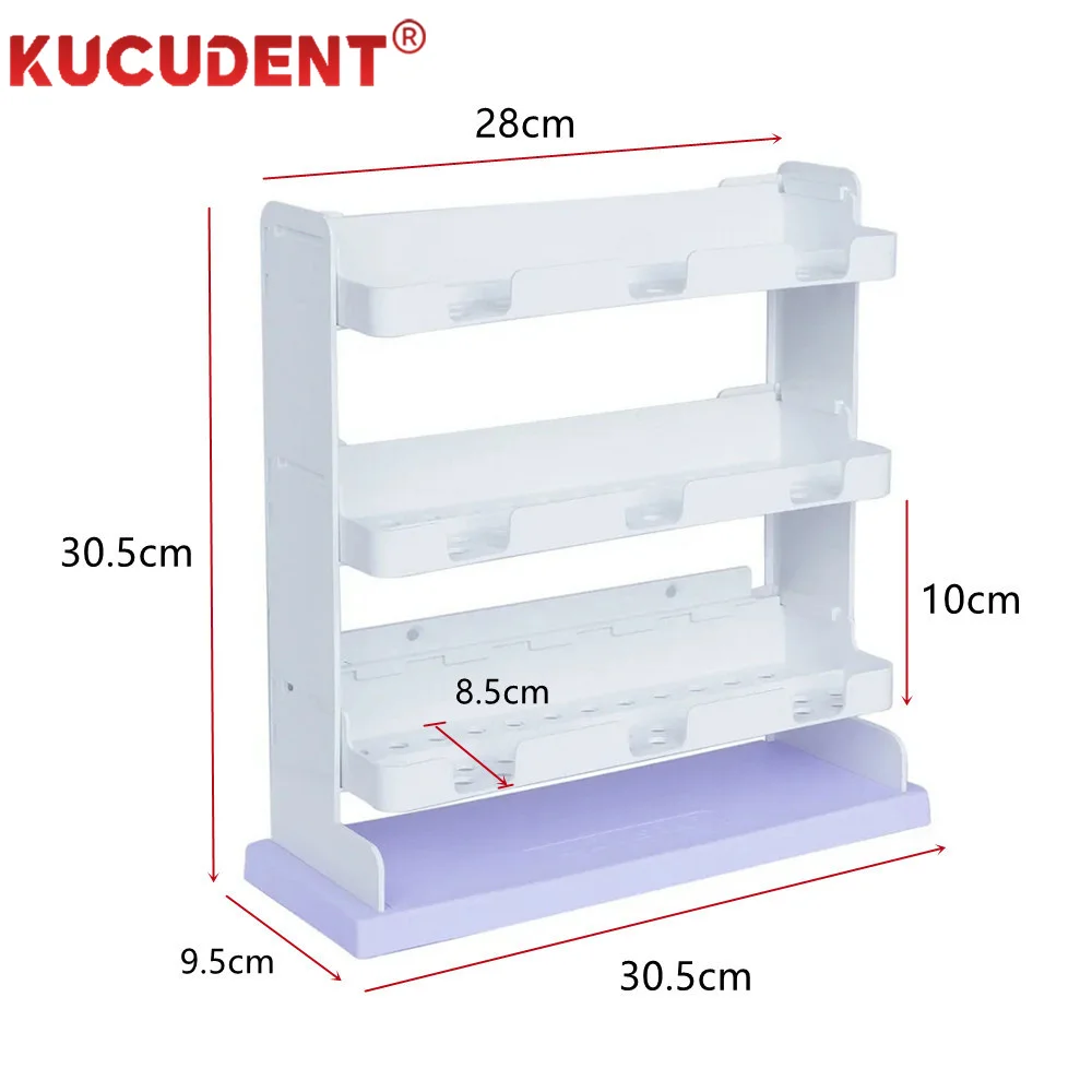 Tandheelkundige Afdruklepel Houder Gipsstandaard voor Wassen Drogen Instrument Cassetterek Plastic Organizer Tandarts Lab Plaatsing