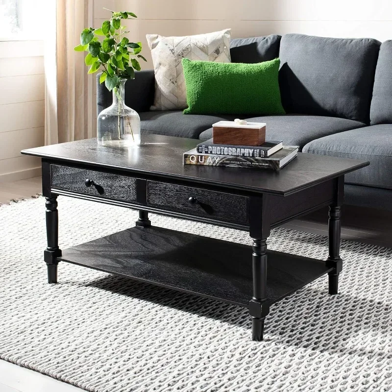 Console Table and Coffee Table Bundle with Distressed