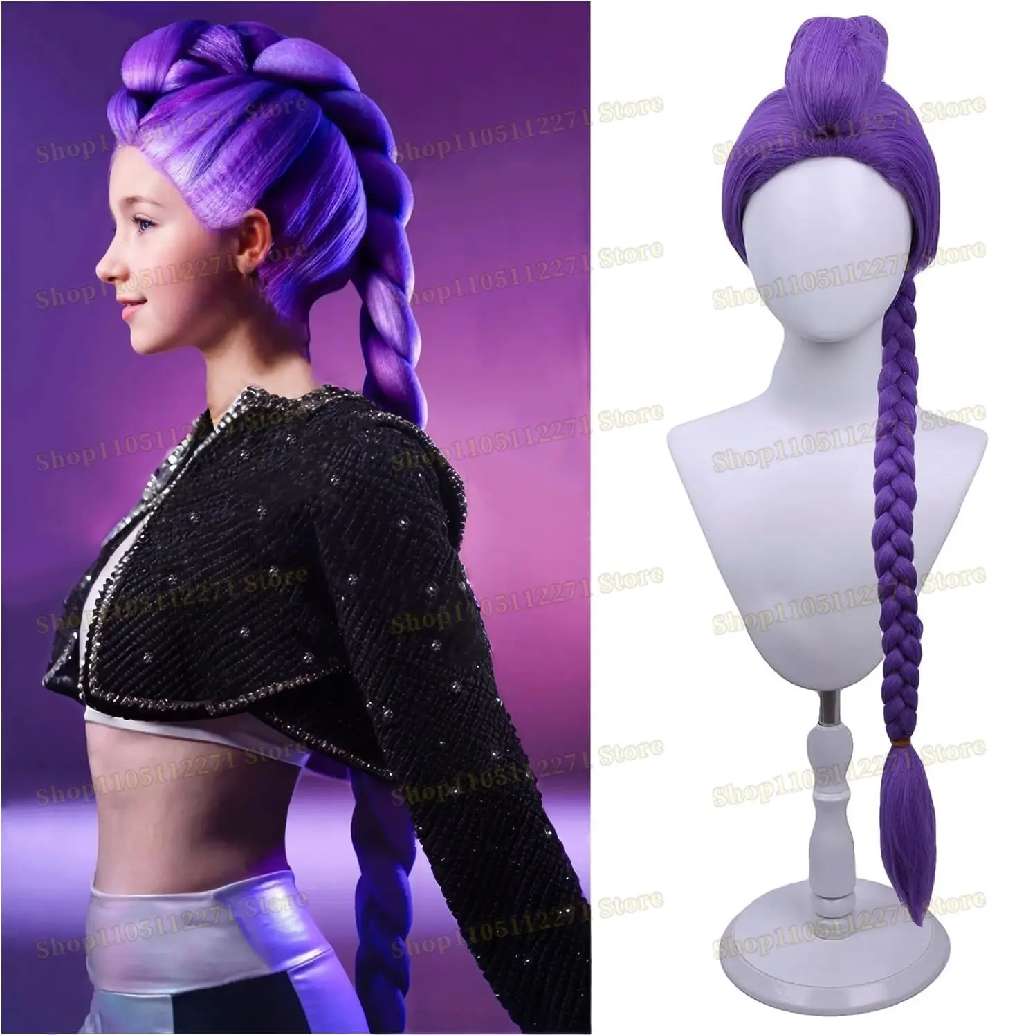 Dämon Jäger Saja Jungen Jinu Baby Abby Romantik Geheimnis Cosplay Perücke Kpop Huntrix Zoey Mira Rumi Cosplay Perücke Haar Halloween Requisiten