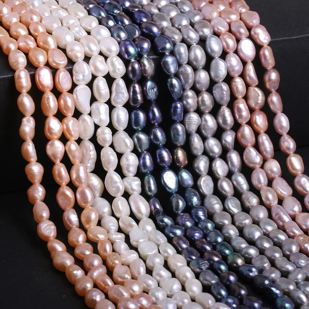 Multi-colored Irregularly Shaped Pearls Spacer Beads Natural Freshwater Pearls Beads for Jewelry Making DIY Necklace Accessories