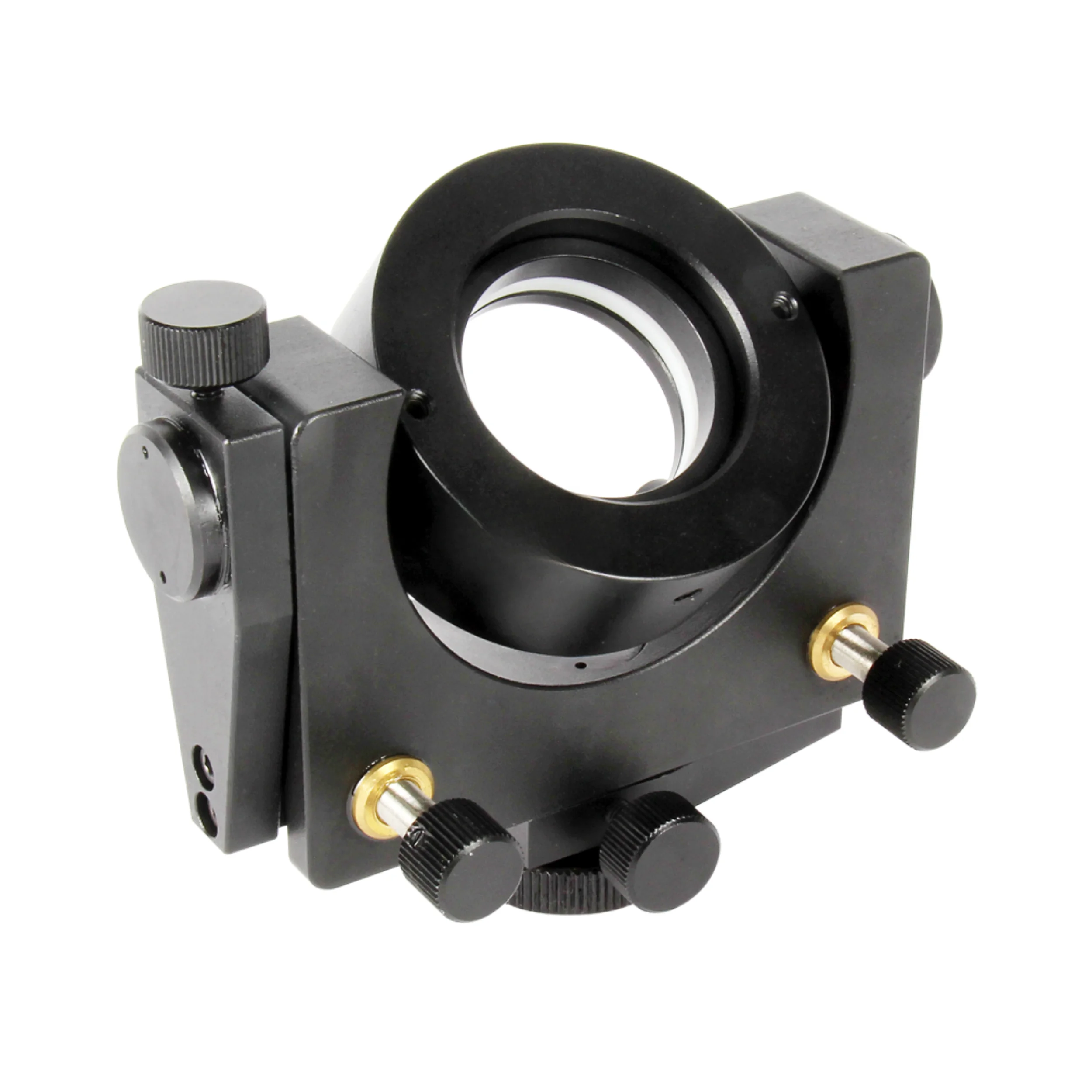 

Black Anodized Finish Kinematic Center Gimbal Mirror Mounts for Optical Lab