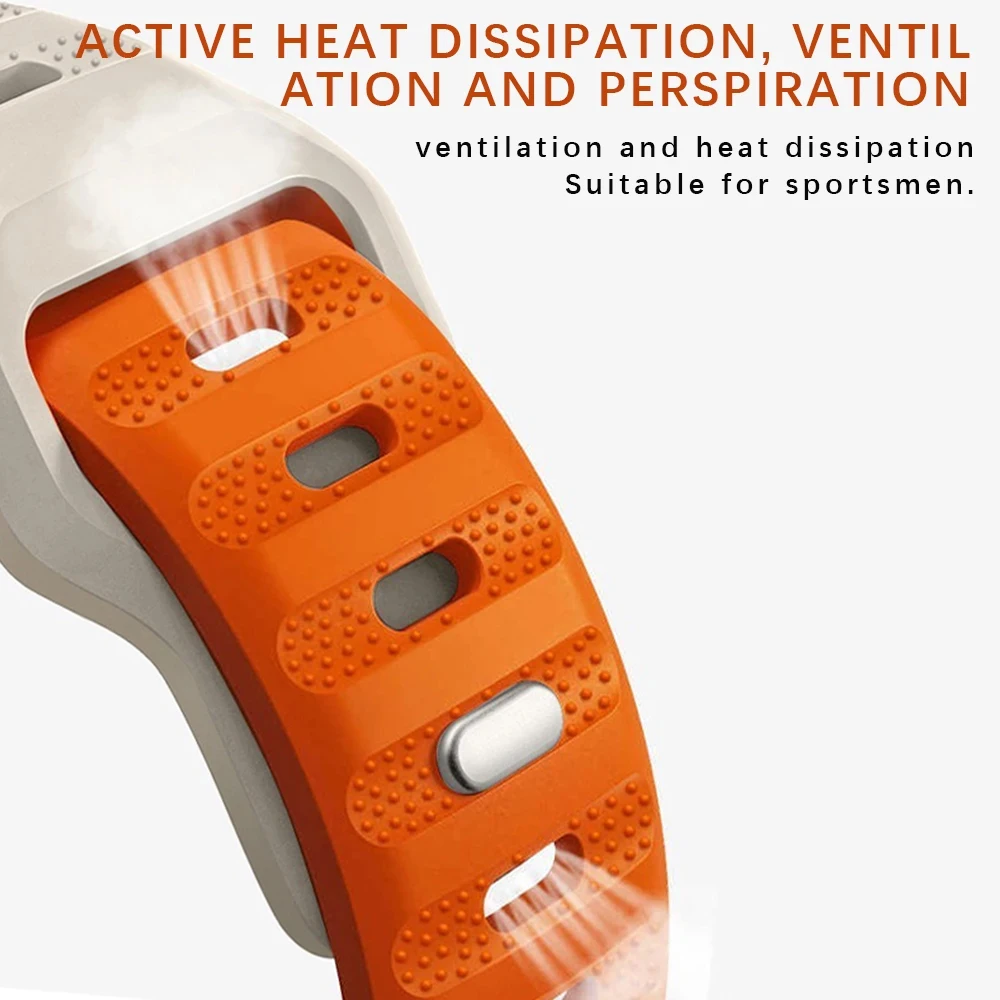 Силиконовый ремешок для Apple Watch 46 42 мм, водонепроницаемый спортивный браслет для Iwatch 10 9 8 SE ultra49 мм 45/40 мм, аксессуары для наручных часов