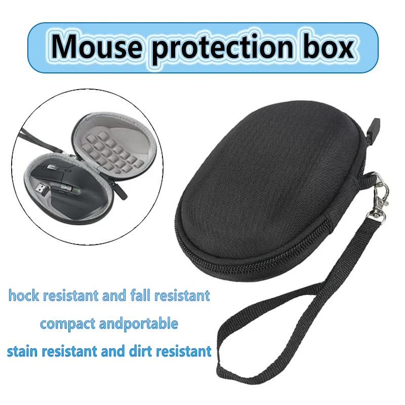 Bolsa de almacenamiento para ratón inalámbrico Logitech MX Master 2S/3/3S, estuche rígido Protector, bolsa para ratones portátil de viaje, accesorio de concha dura