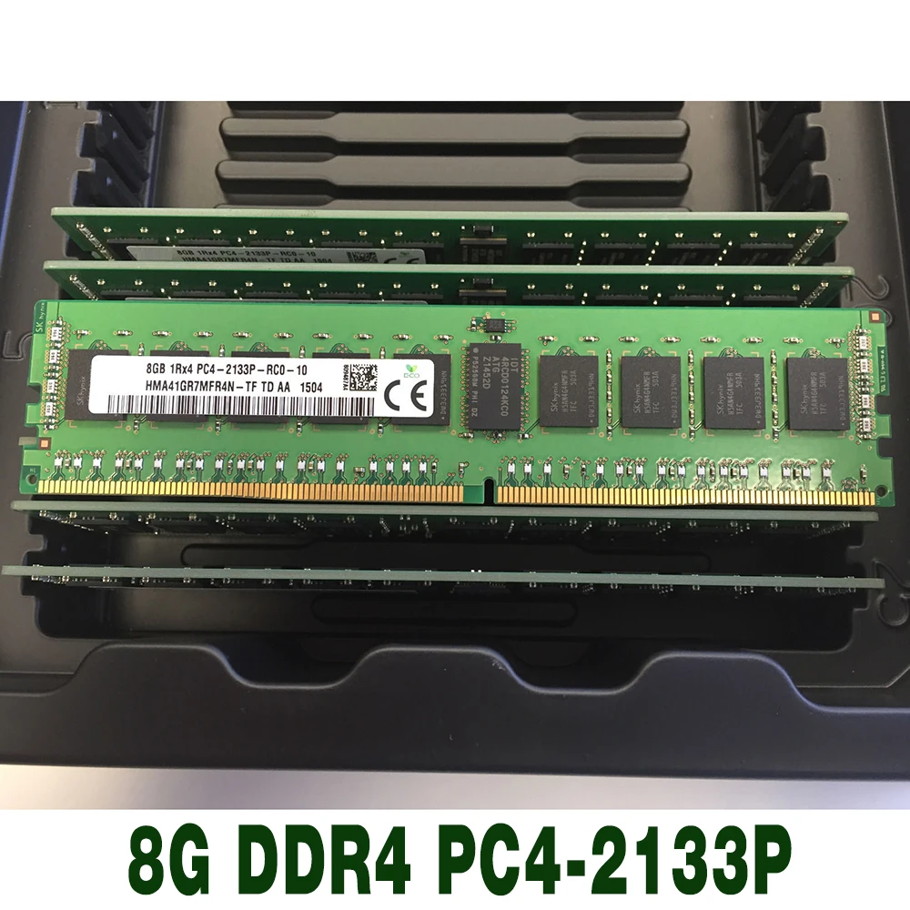 

1 pcs For SK Hynix RAM 8GB ECC REG Memory High Quality Fast Ship 8G DDR4 1RX4 PC4-2133P-RC0-10