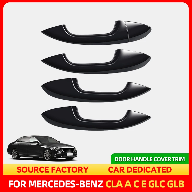 

Стайлинговые молдинги серебристого цвета, хромированная внешняя дверная ручка, комплект накладок с левым рулем, подходит для Mercedes Benz CLA/A-class/C-class/E-class/GL