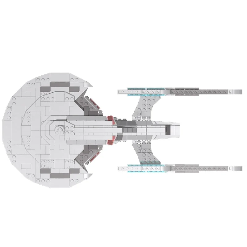 

719PCS MOC Star Trekking USS Enterprise-G Constitution Class Starship DIY Model Building Blocks Advanced Assembly Toys