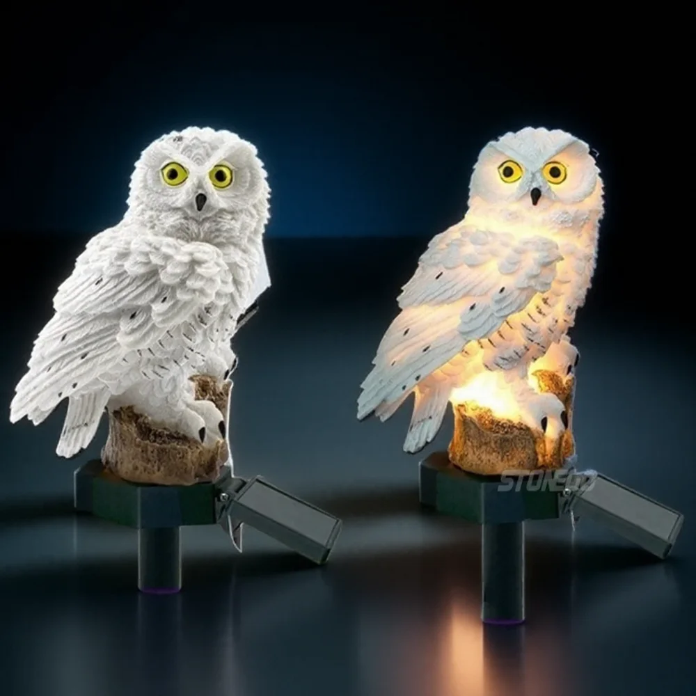 

Waterproof Solar Powered LED Garden Lights Owl Animal Ornament for Pathway Lawn Yard Outdoor Lighting