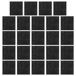 24pcs Activated Carbon Filter Pads Pet Toilet Trash Box Deodorant Charcoal Filter Cat Toilet Cat Litter Boxes Self Cleaning Pads