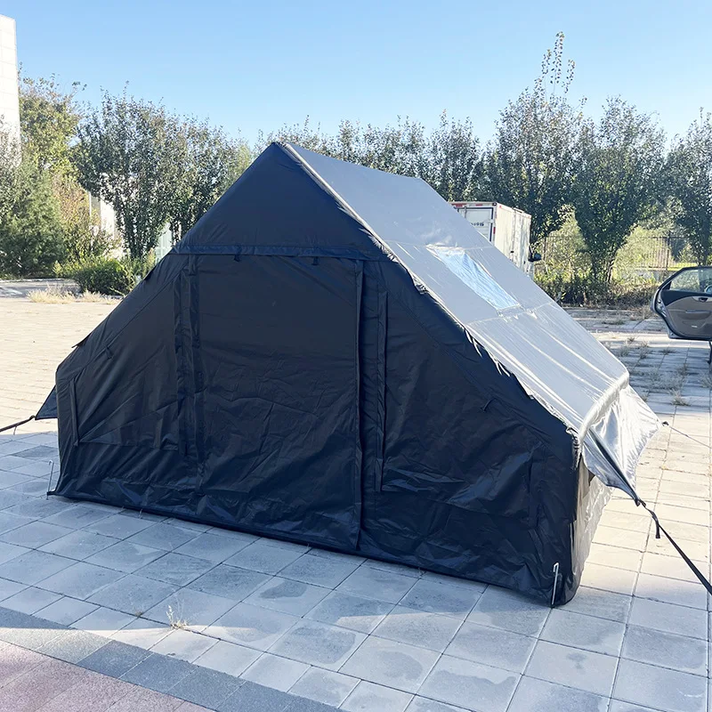 Outdoor Tent Rainproof 6.3 Square Meters Inflatable Ridge Camping Oxford Cloth Outdoor Tent