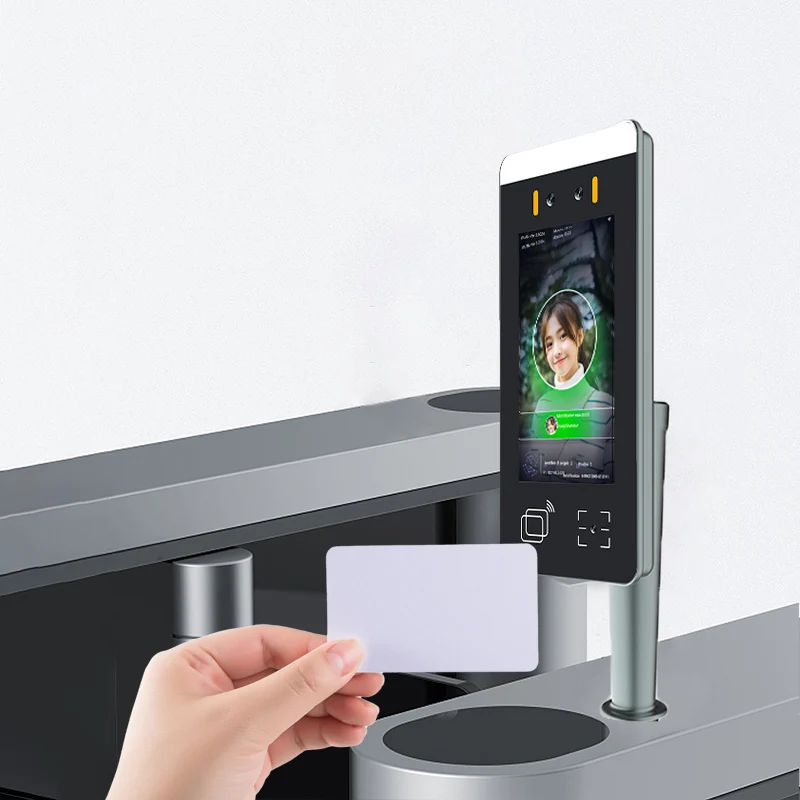 

Smart Card RFID QR Face Recognition Access Control Terminal Punch Card Attendance Machine Night Vision Smart Security System