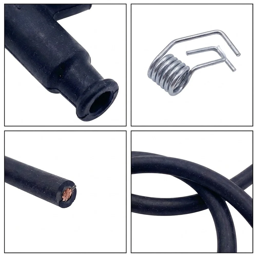 Spark Cap Assembly Conduit And Wire Kit For Chainsaw Repair 5mm Diameter Conduit 415mm Cable Length Robust Plastic Material